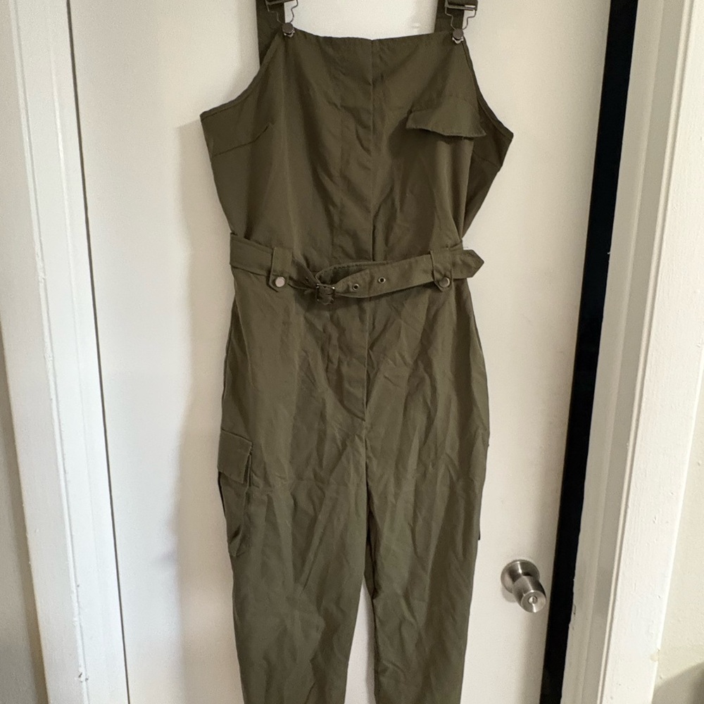 Olive Green Women's Jumpsuit